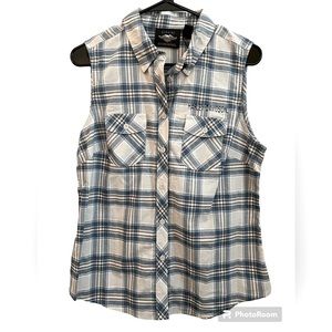 Harley Davidson women’s sleeveless winged logo shirt NWT size M